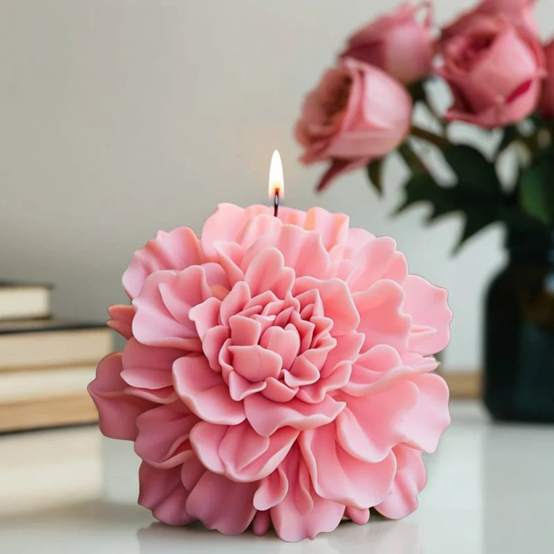 Hibiskusform för ljus och tvål