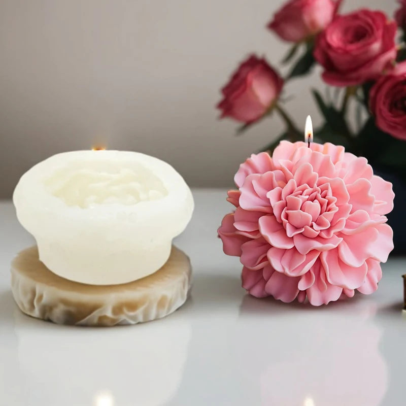 Hibiskusform för ljus och tvål