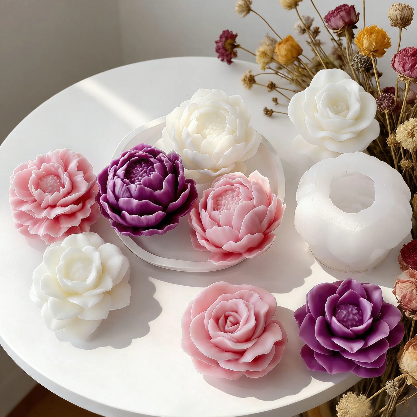 Gör-det-själv blomform