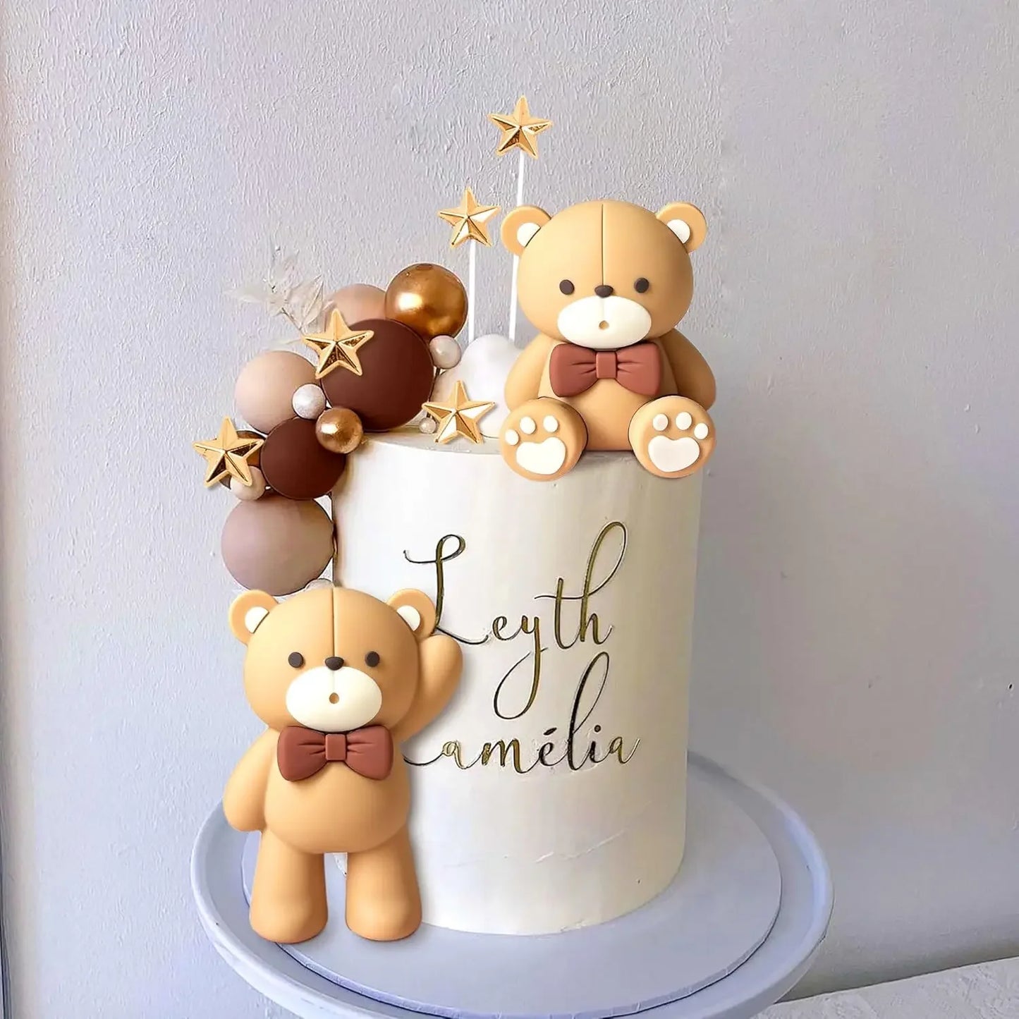 Bollformade Tårtdekorationer