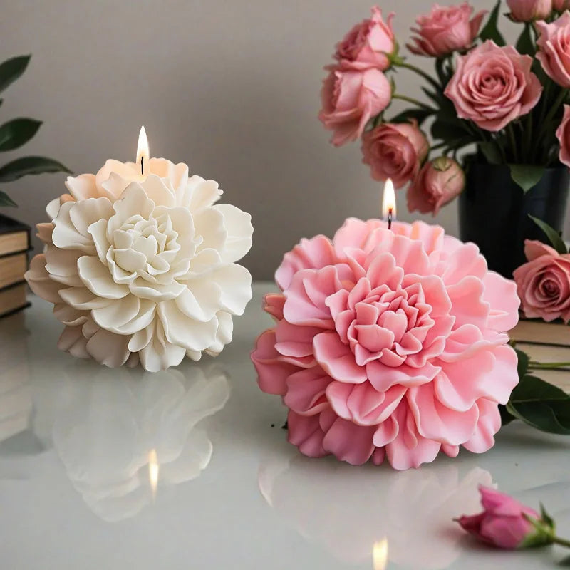 Hibiskusform för ljus och tvål